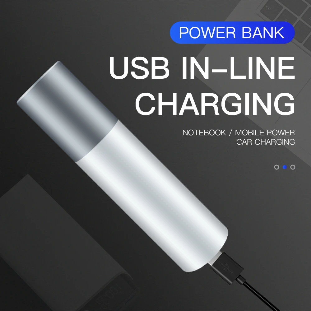 Портативный светодиодный фонарик 8000 лм водонепроницаемый с USB-зарядкой