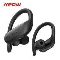 mpow flame lite wireless earbuds sport bluteooth earphones with bass plus sound ipx7 waterproof touch control ear hook earphone
