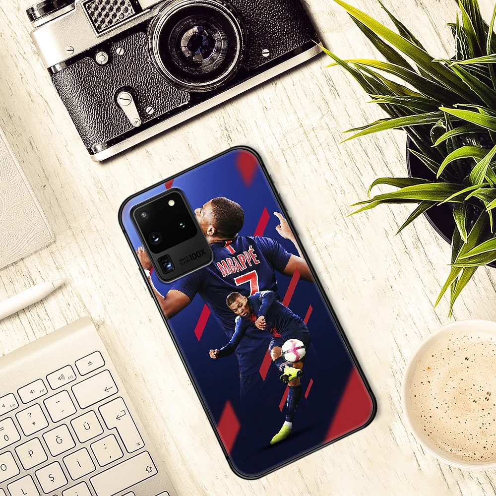 

Mbappe football star 7 Phone Case Cover Hull For Samsung Galaxy S 7 8 9 10 e 20 FE edge uitra plus Note 9 10 20 black Etui 3D