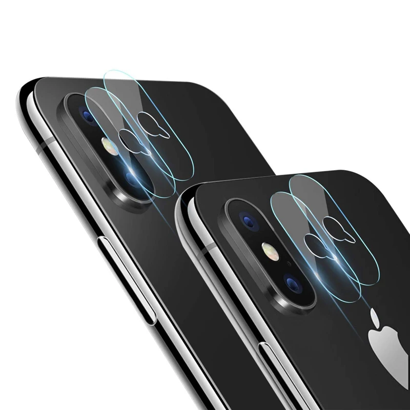

Transparent Back Camera Lens Film For iPhone 6 6s 7 8 plus Full Cover Tempered Glass For iPhone X Back Cover Camera Protection