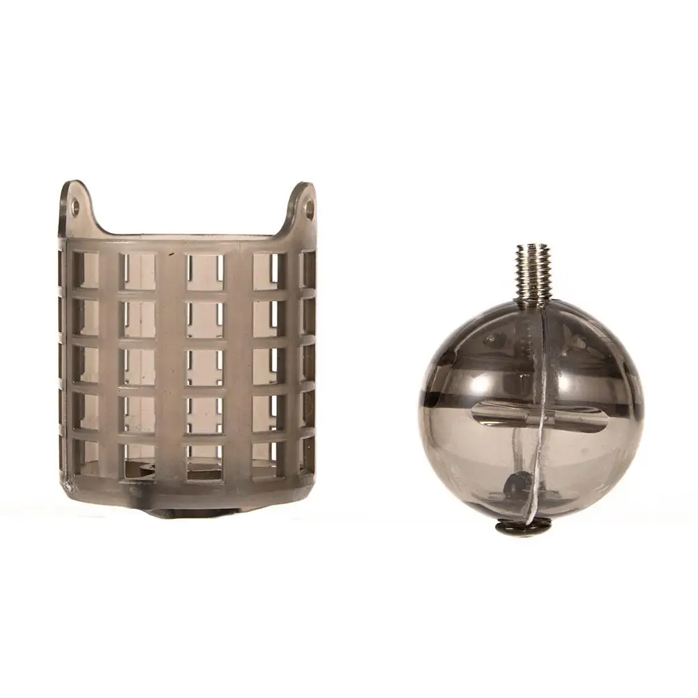 PE Plastic Boat Carp Fishing Bait Feeder Cages Lure Holder Basket Cage Connector Sinker Adjustable Weight Tackle | Спорт и
