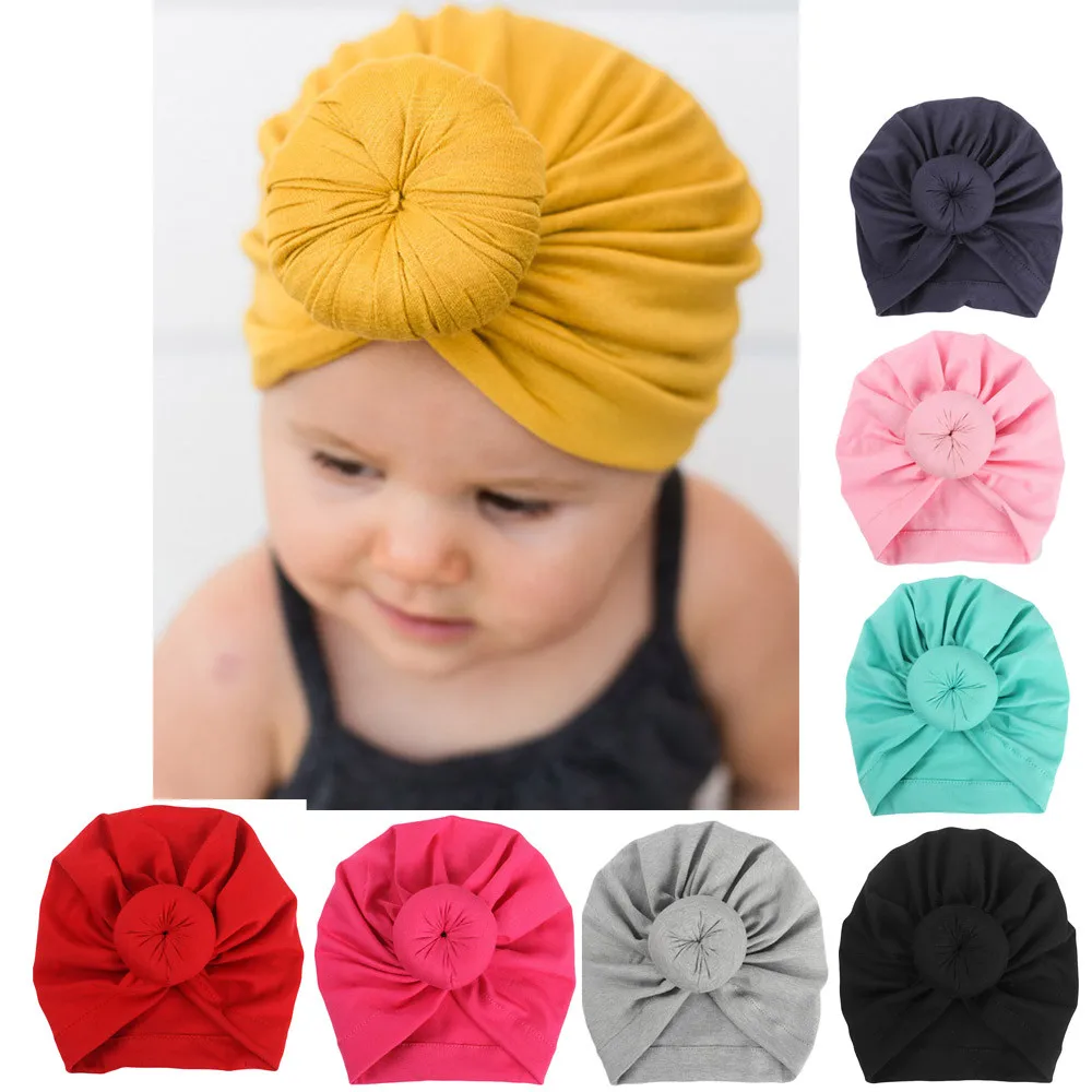 New Baby Turban Toddler Kids Boy Girl India Hat Lovely Soft Spring Summer Autumn newborn photography props | Детская одежда и
