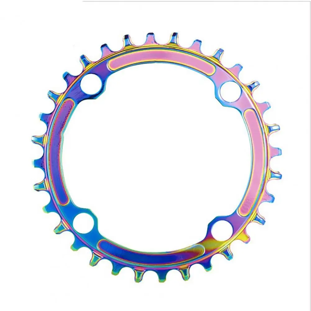 

Велосипедные запчасти, велосипедная цепь 32T/34T/36T/38T 104BCD, велосипедная круглая цепь с вакуумным покрытием и широкими зубьями