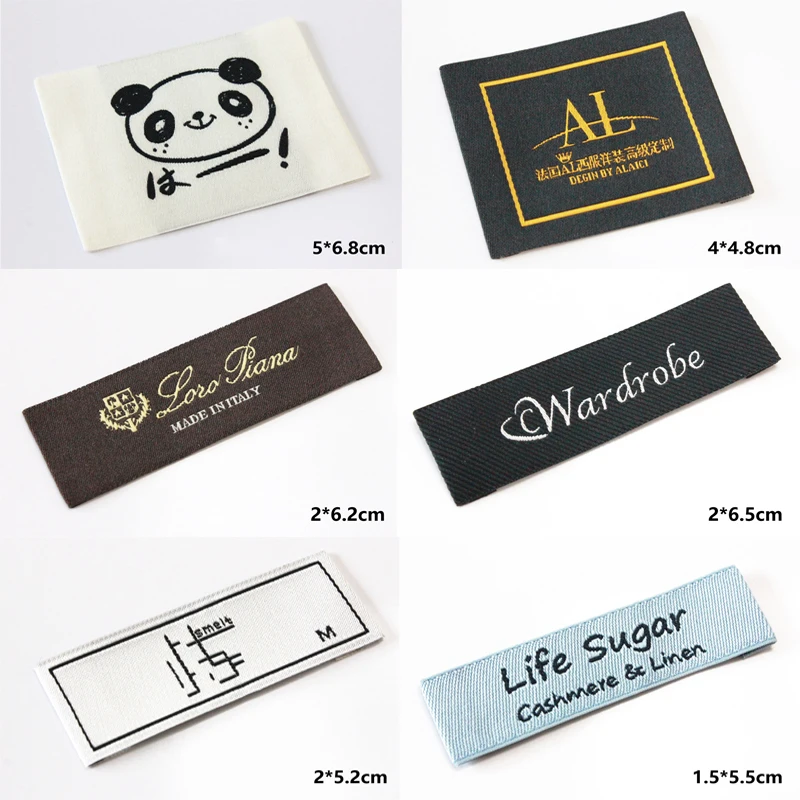 Высококачественная компьютерная вышивка|woven labels|clothing woven labelswoven clothing labels |