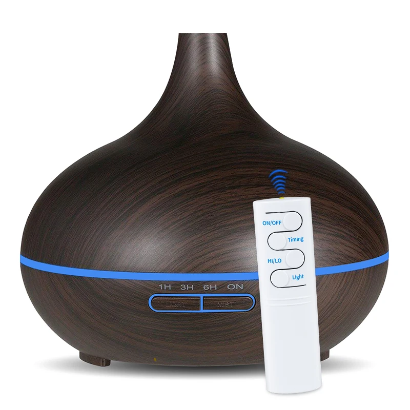 

550ml Aroma Air Humidifier Essential Oil Diffuser Aromatherapy Electric Ultrasonic cool Mist Maker for Home Remote Control