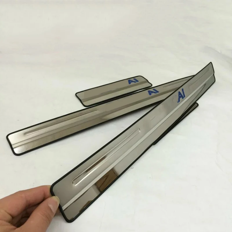 

4pcs Kick Step Cover Door Sill Scuff Plate Welcome Pedal Protector Door Sill Decoration Accessories For Nissan Qashqai 2018