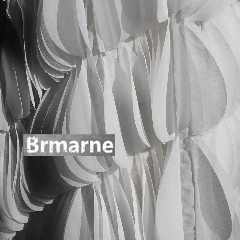 45 см * 80 см/шт креативный белый шифон han одежда дизайнерская ткань | Дом и сад