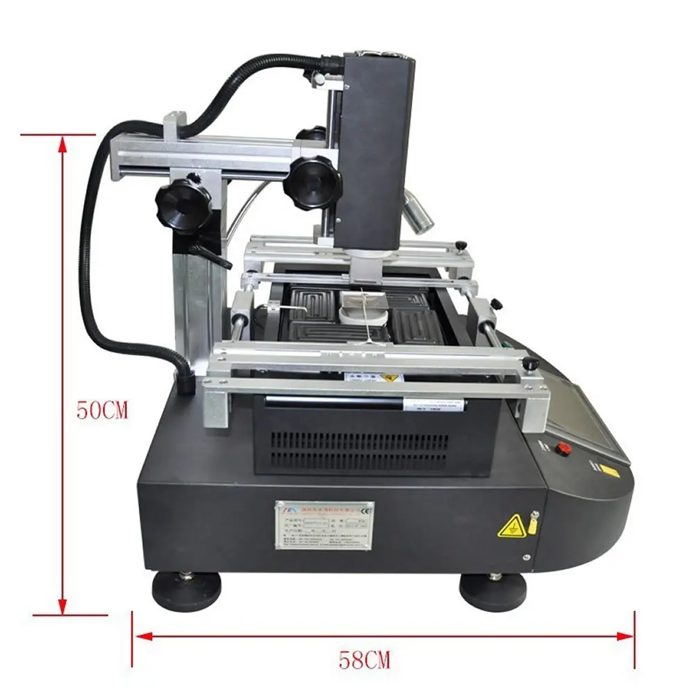 Оригинальная рабочая станция для ремонта печатных плат с 3 зонами нагрева