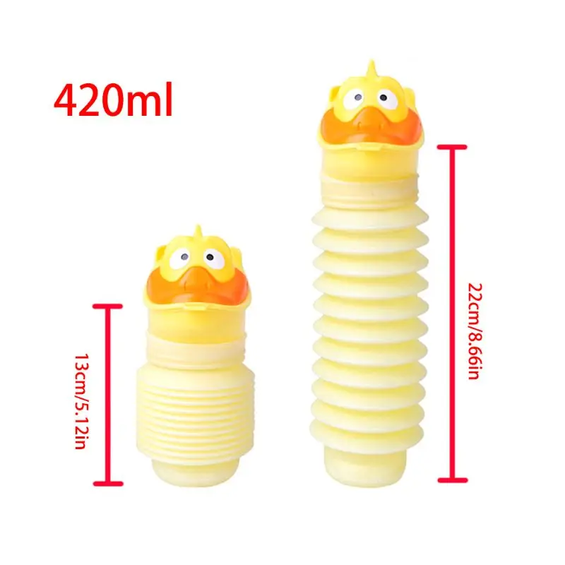 

420ml/600ml Kids Portable Urinal Travel Outdoor Camping Car Children Cute Toilet K3KA