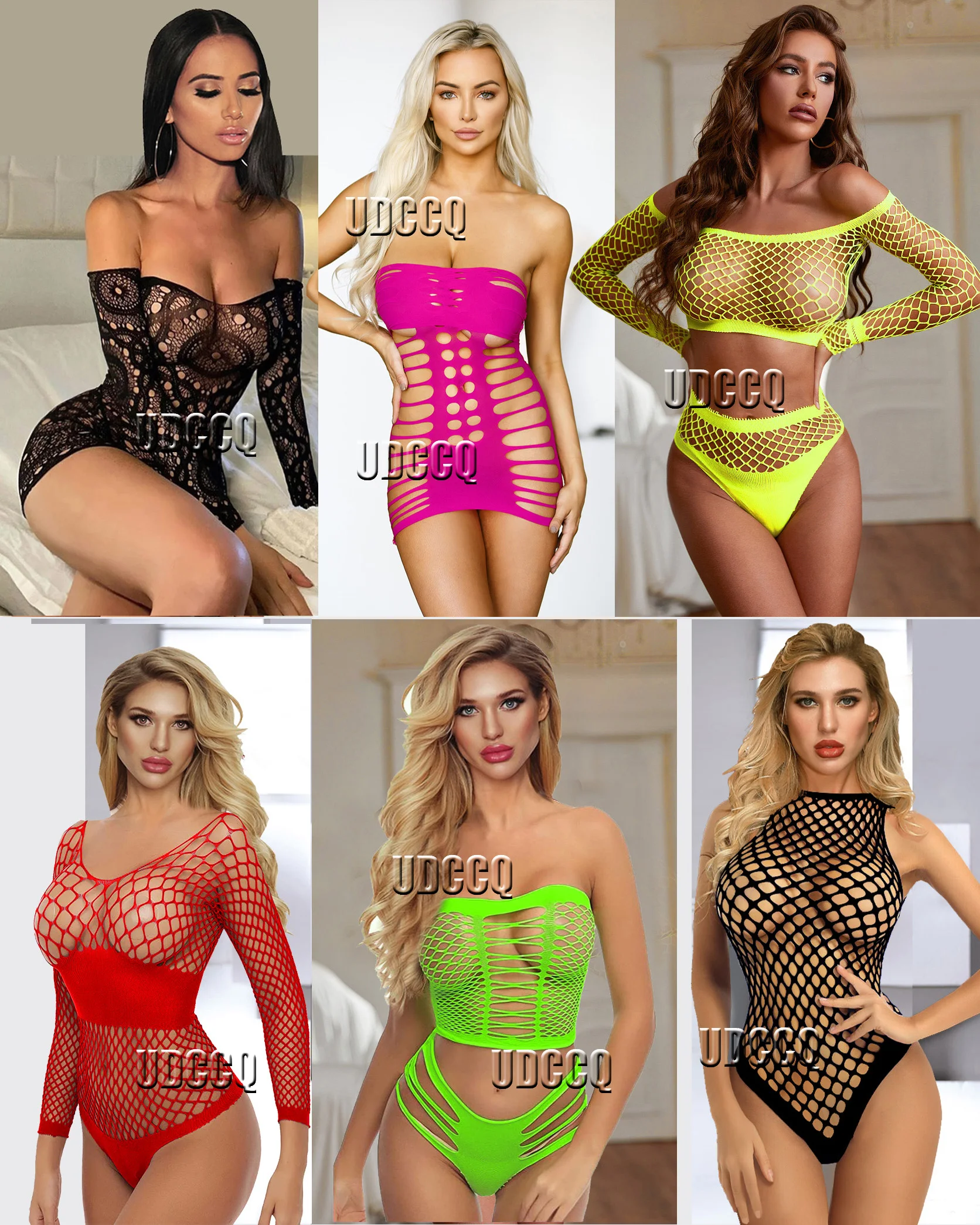 Сексуальное нижнее белье комбинация с перфорацией ночное Тедди боди одежда для