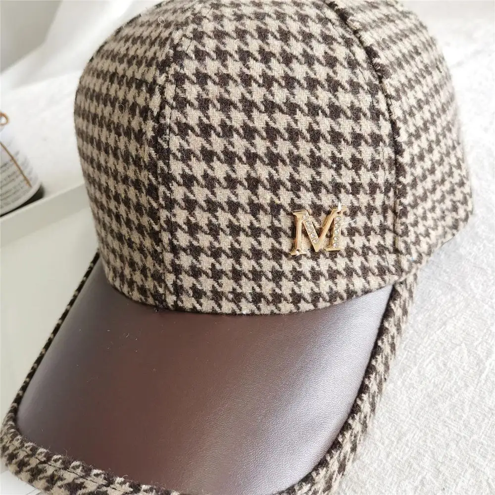 

New Plaid Baseball Hats For Women Men Streetwear Checked Snapback Hip Hop Bone Trucker Hat Chapeau Homme gorras para hombre
