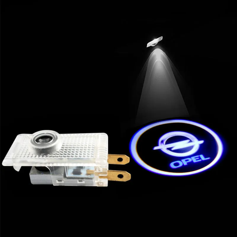 

JURUS 2 шт. светодиодная подсветка 12 В лампа для двери автомобиля Добро пожаловать проектор логотип тени лампа для Opel Insignia логотип авто аксессу...