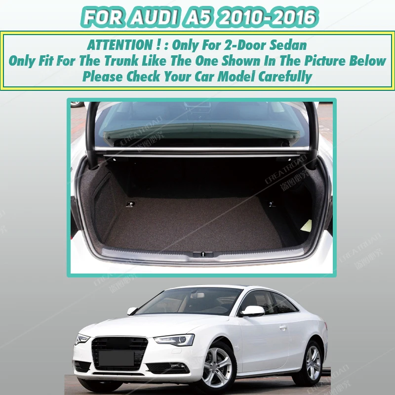 Коврик для багажника автомобиля APPDEE Audi A5 Sedan two Door 2010 2011 2012 2013 2014 2015 2016 |