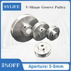 Шкив с V-образным пазом из алюминиевого сплава, фиксированный диаметр отверстия 22 мм, 31 мм, 41 мм, 58 мм, диафрагма 5-14 мм