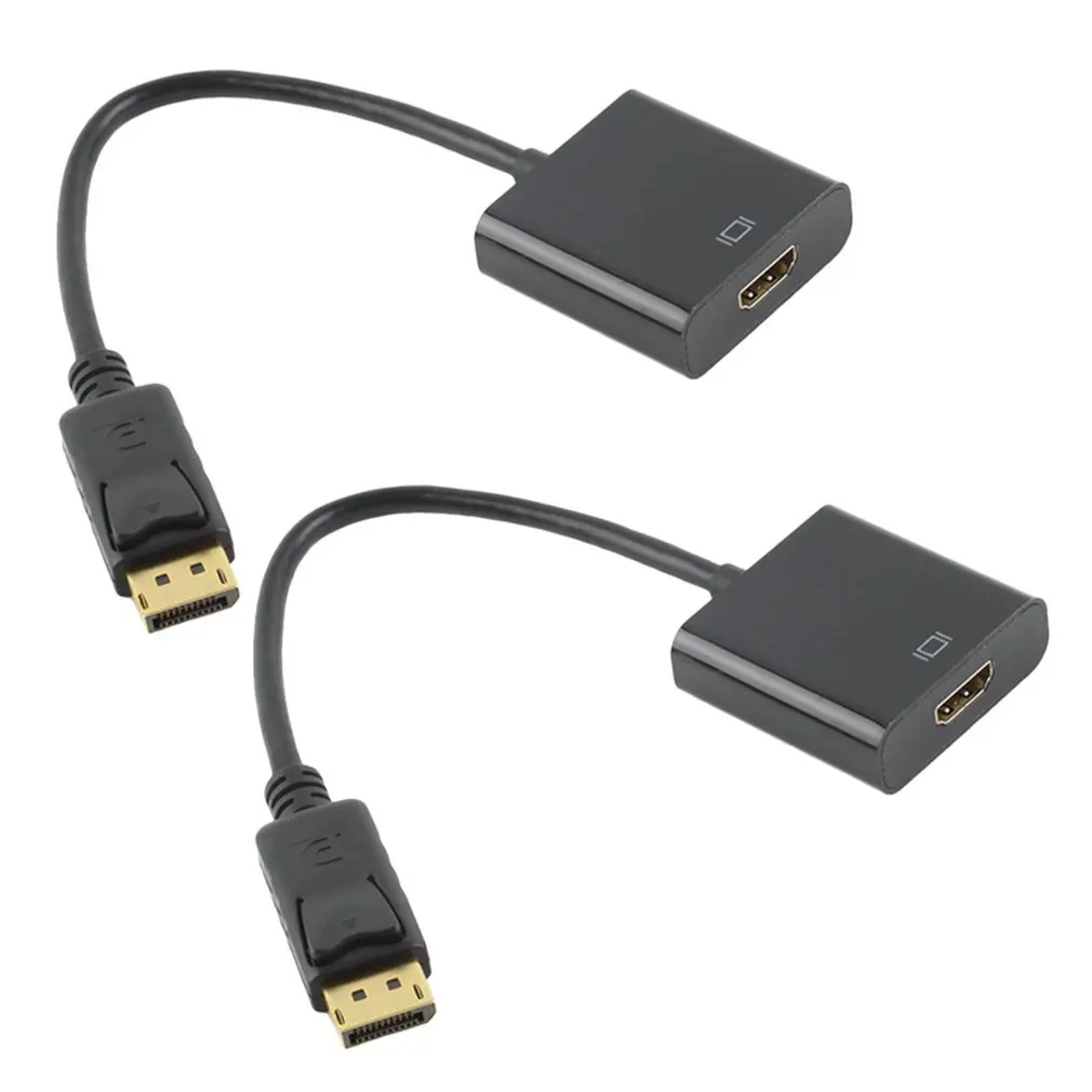 

Переходник DP в HDMI-совместимый с портами, кабель-конвертер для ПК, мини-порт дисплея, переходник «папа» в «мама», совместимый с HDMI