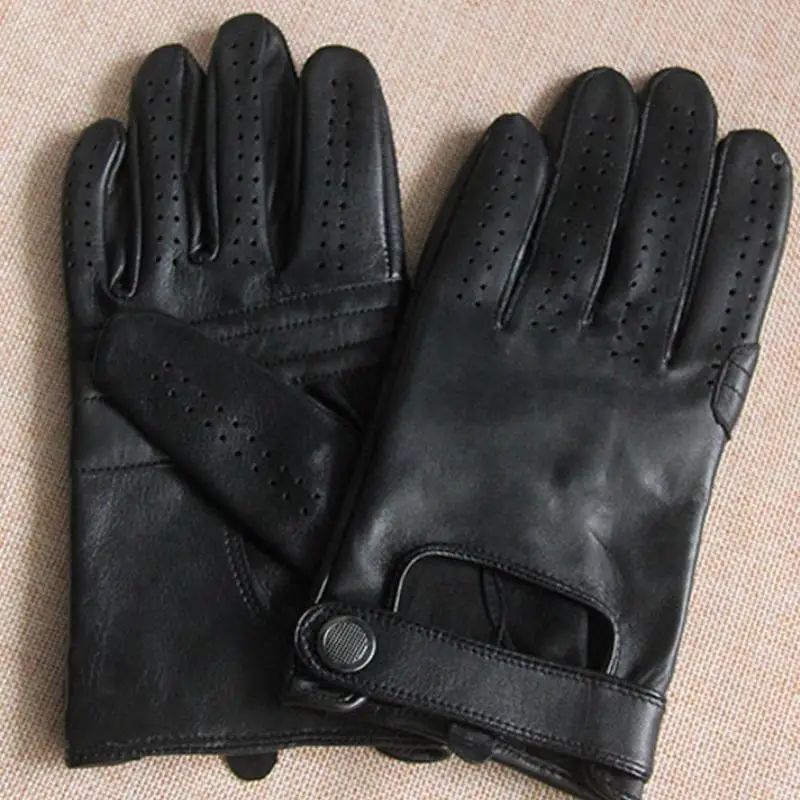 

Mens Classic Driving Gloves Soft Real Lambskin Leather New Screen Mittens Clothing Accessories Dropship