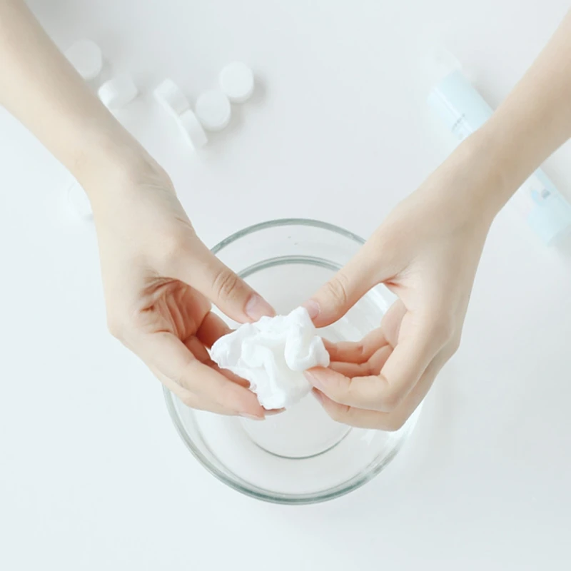 100 ведра/партия дорожные одноразовые компрессионные полотенца|Полотенца для рук|