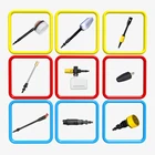 Водяной пистолет для автомойки, аксессуары, удлинитель, пеногенератор, Насадка 45 , Вращающаяся круглая водяная щетка