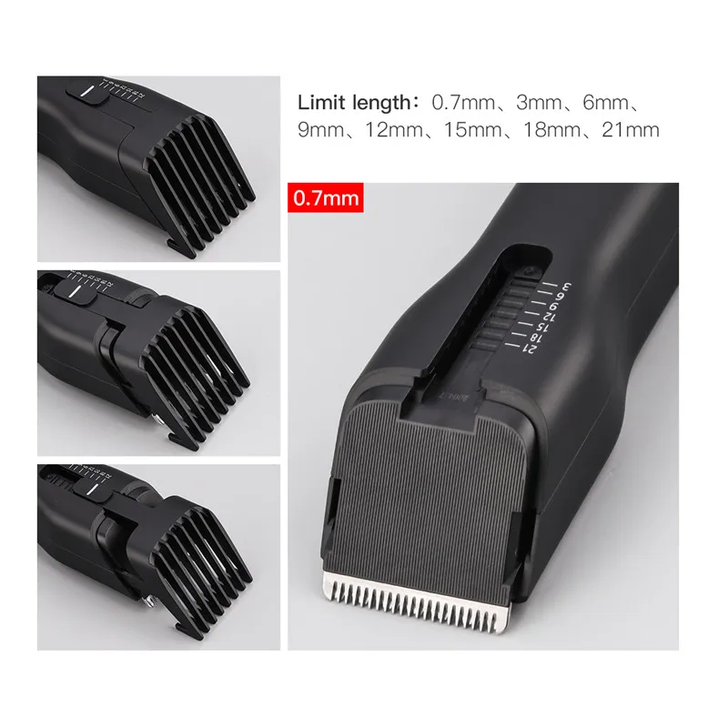 Профессиональный беспроводной триммер для волос перезаряжаемая USB