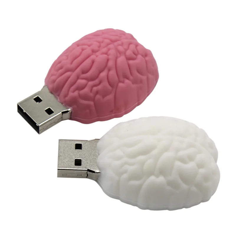 USB флеш накопитель TEXT ME Mini с изображением сердца и мозга 4 ГБ 8 16 32 ГБ|USB