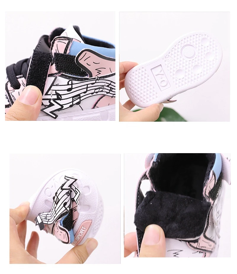 

Winter Baby Cotton Shoes Children Warm Sport Shoes Toddler Kids Sport Shoes Winter Boots