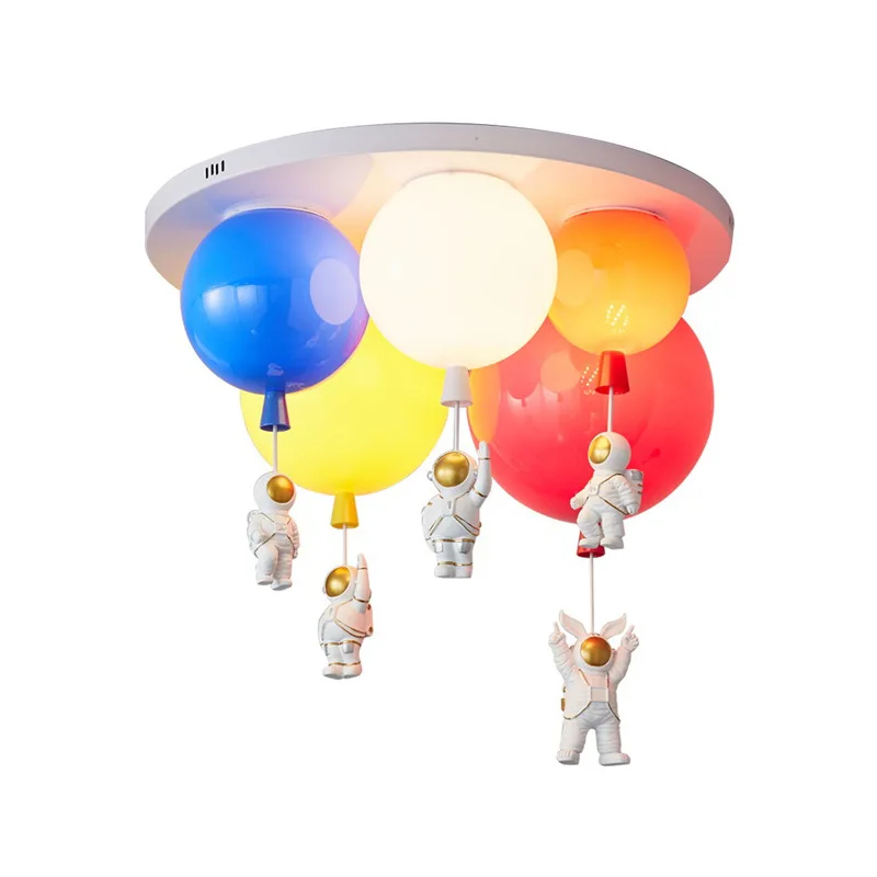 

Spaceman Bedroom lamp light luxury children's room chandelier boy girl room ceiling lamp cartoon simple space lighting
