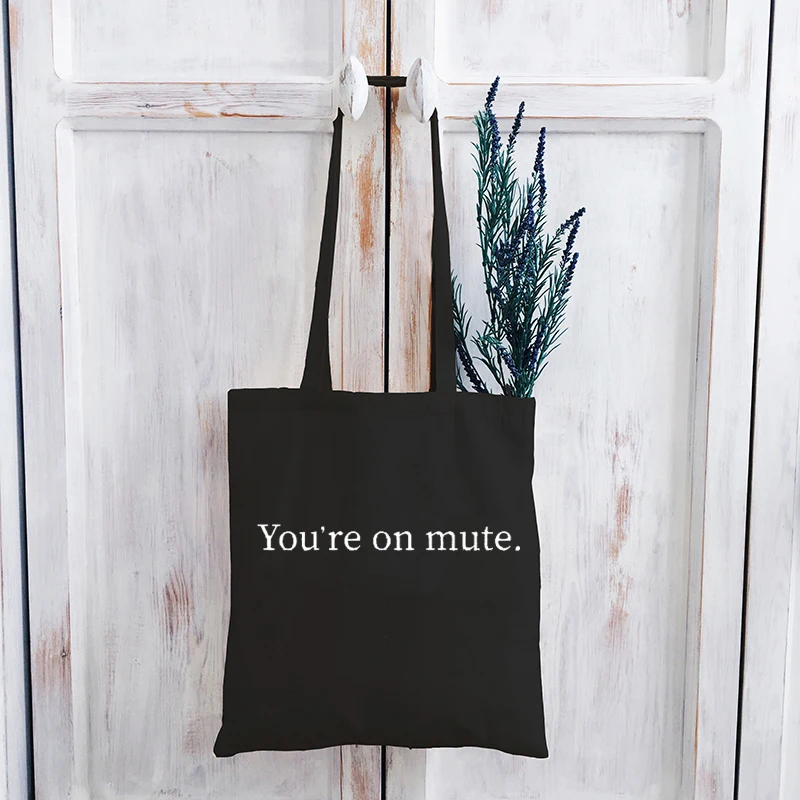 

You're on Mute Shirt Kawaii Tops Women 2021 Work From Home Tshirt Funny Tee Plus Fashion Korean O-Neck New