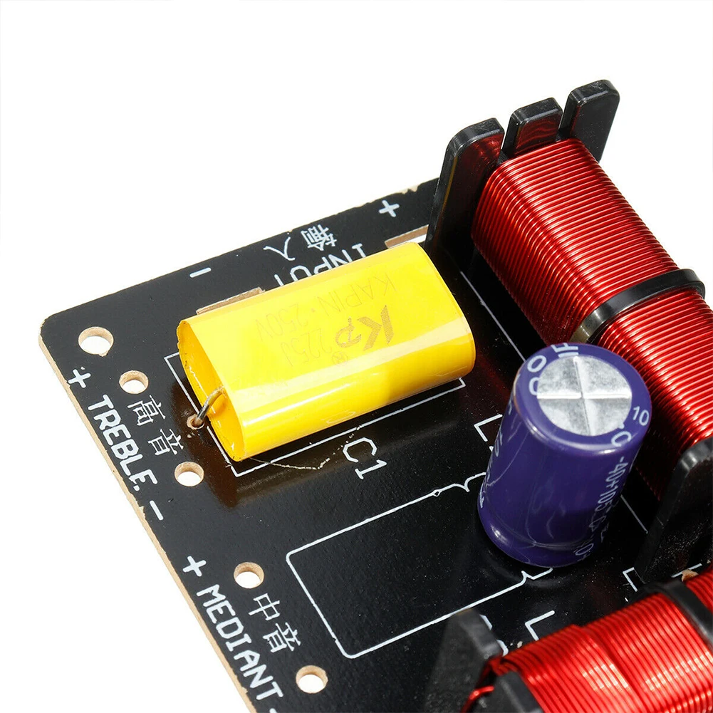 3-полосный аудио-разделитель частоты контурная плата динамик кроссовер Фильтр