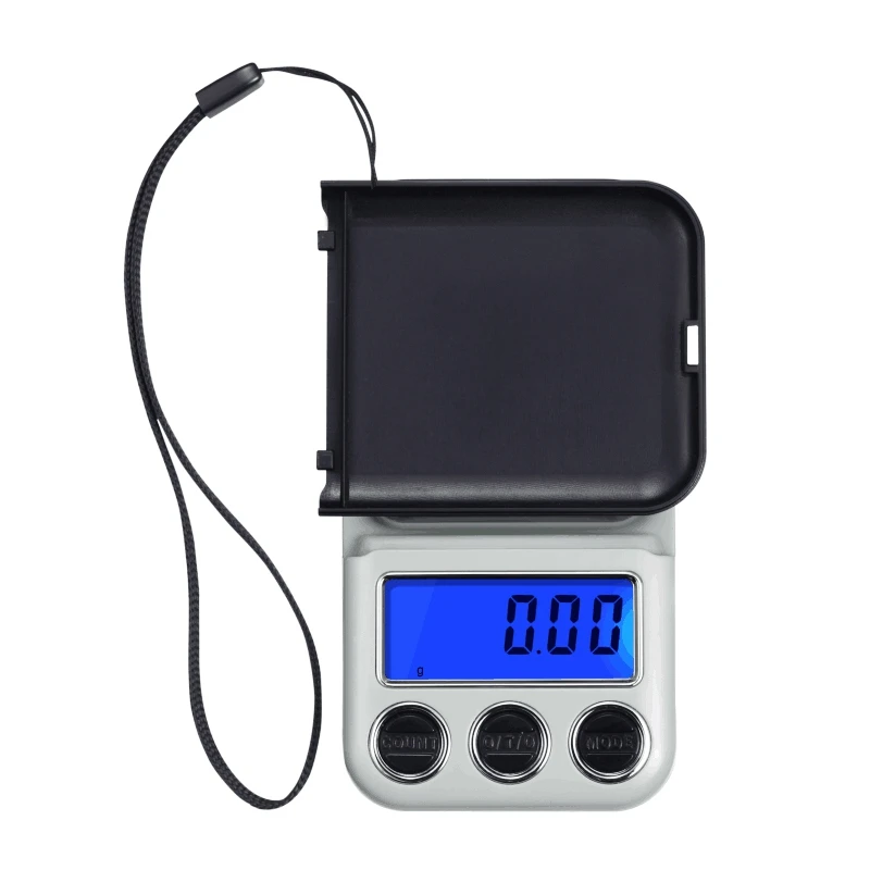 

Dual-Accuracy Digital Pocket Gold Jewellery Weighing Scales 100/ 0.01-600/0.1g
