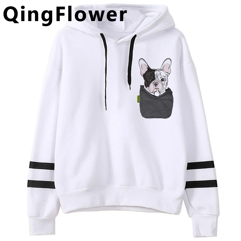Лидер продаж толстовки в стиле Харадзюку с изображением французского бульдога