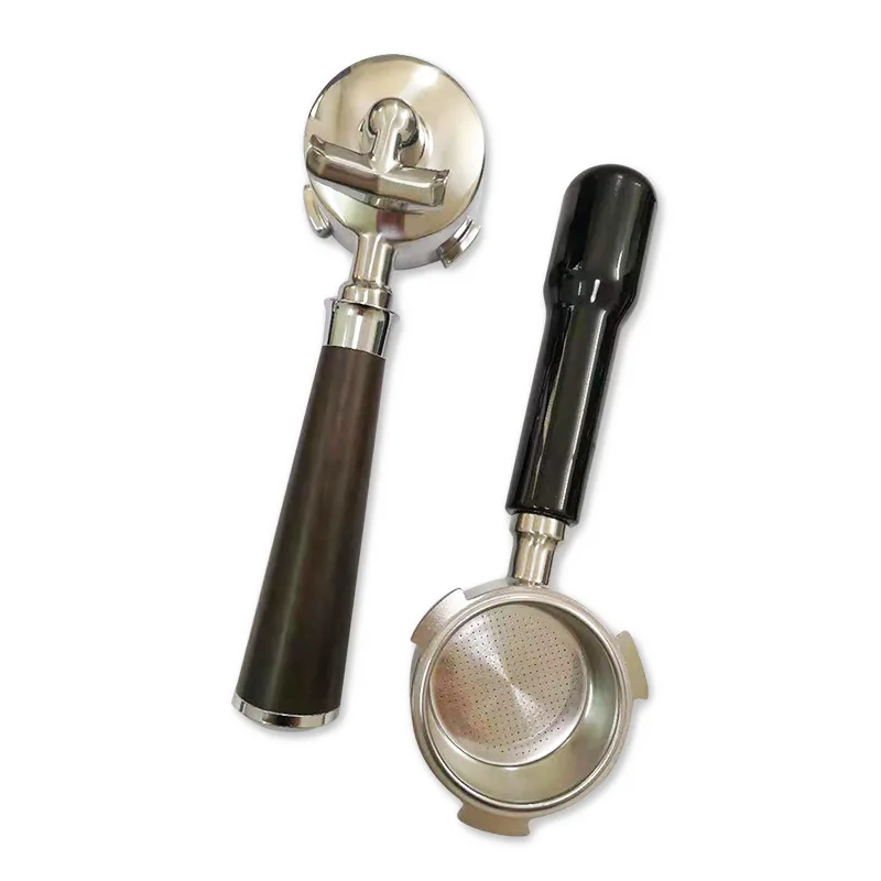 Portafiltro de caf&eacute; de doble boca para Delonghi EC680/685, filtro de 51MM, cesta de repuesto, accesorios de caf&eacute; Barista-5