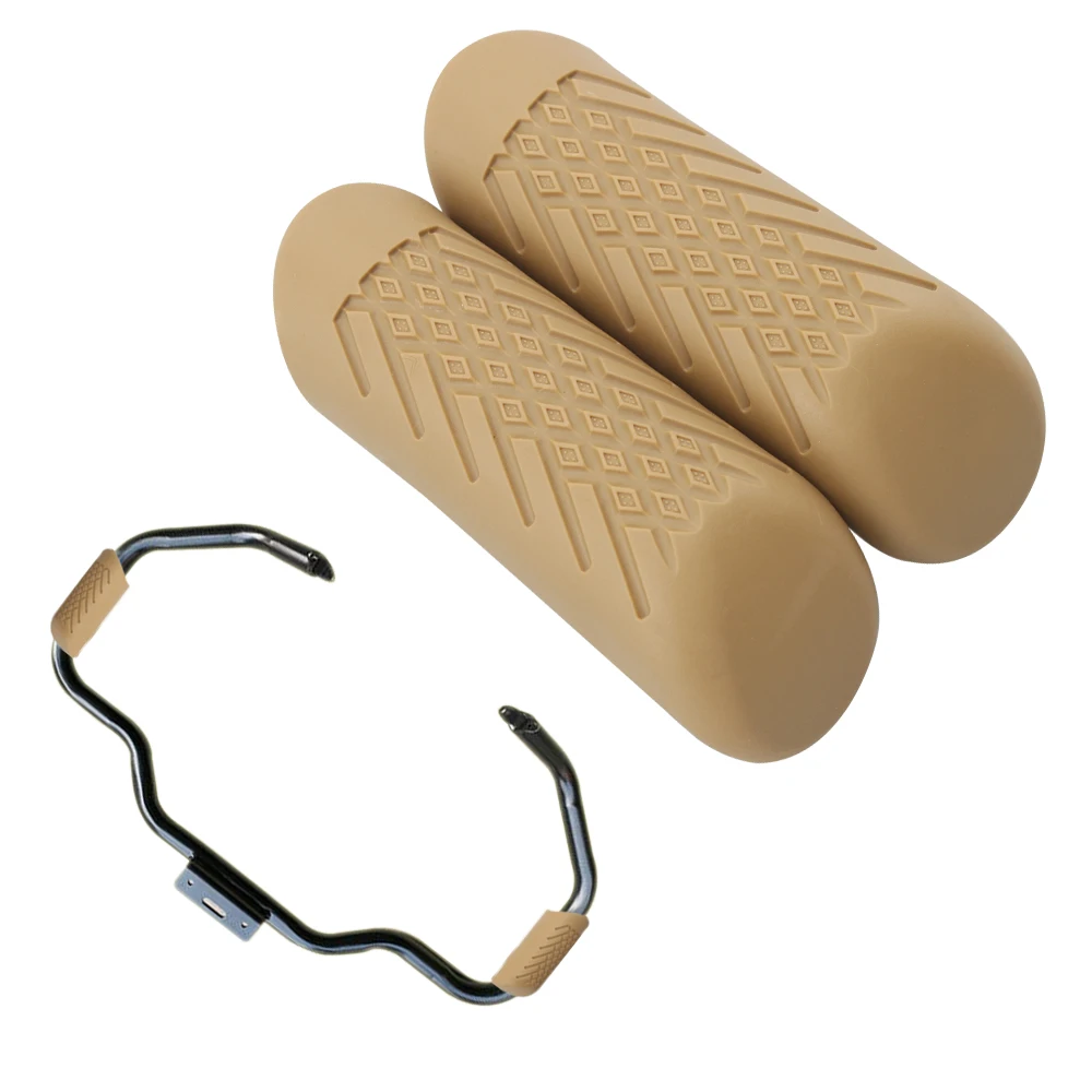 1 1/4 &quotХромированная защита двигателя Крушение Бар ползунки резиновые