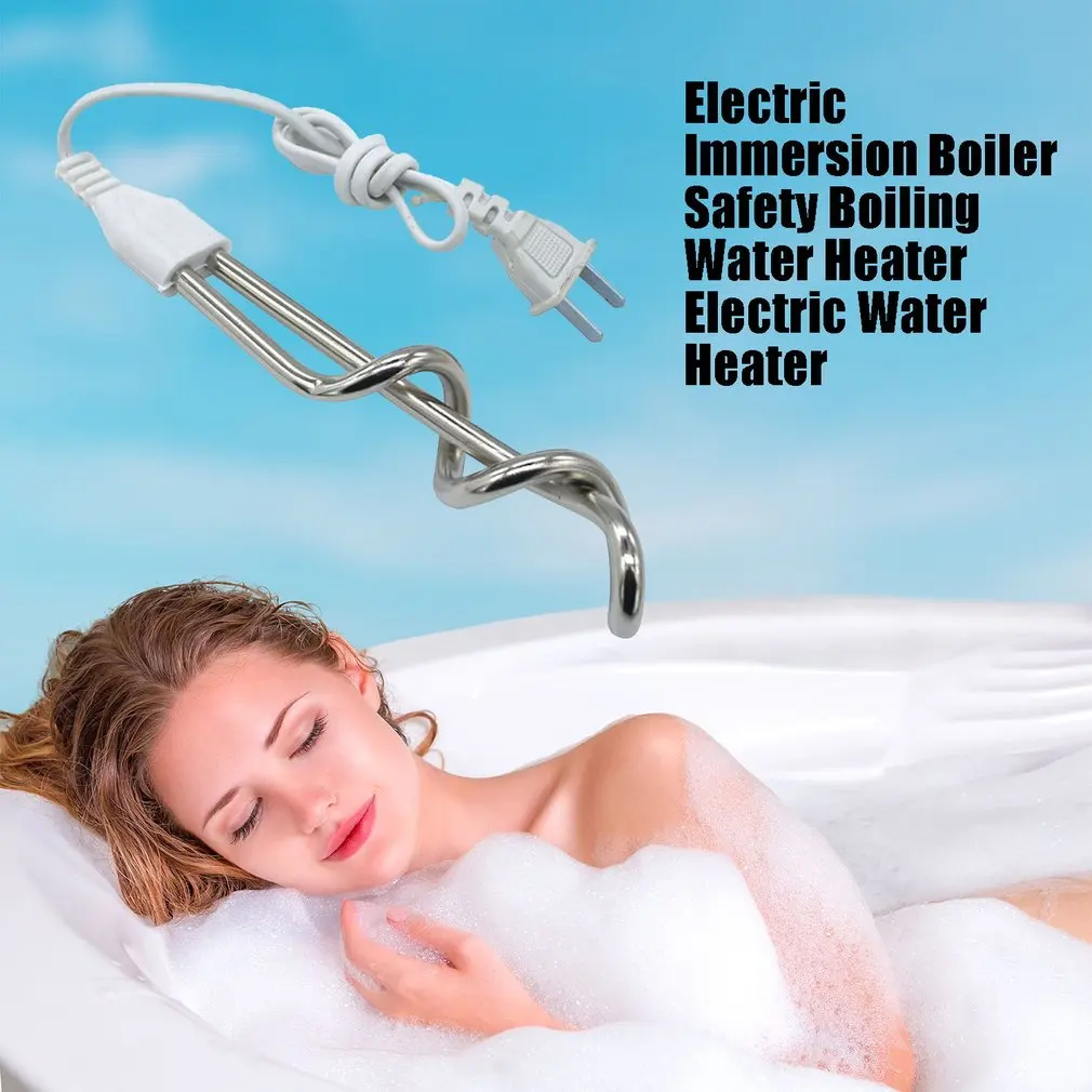 Electric Immersion Boiler Safety Boiling Water Heater Electric Water Heater Fast Heating Burning Bath Hot Water Machines
