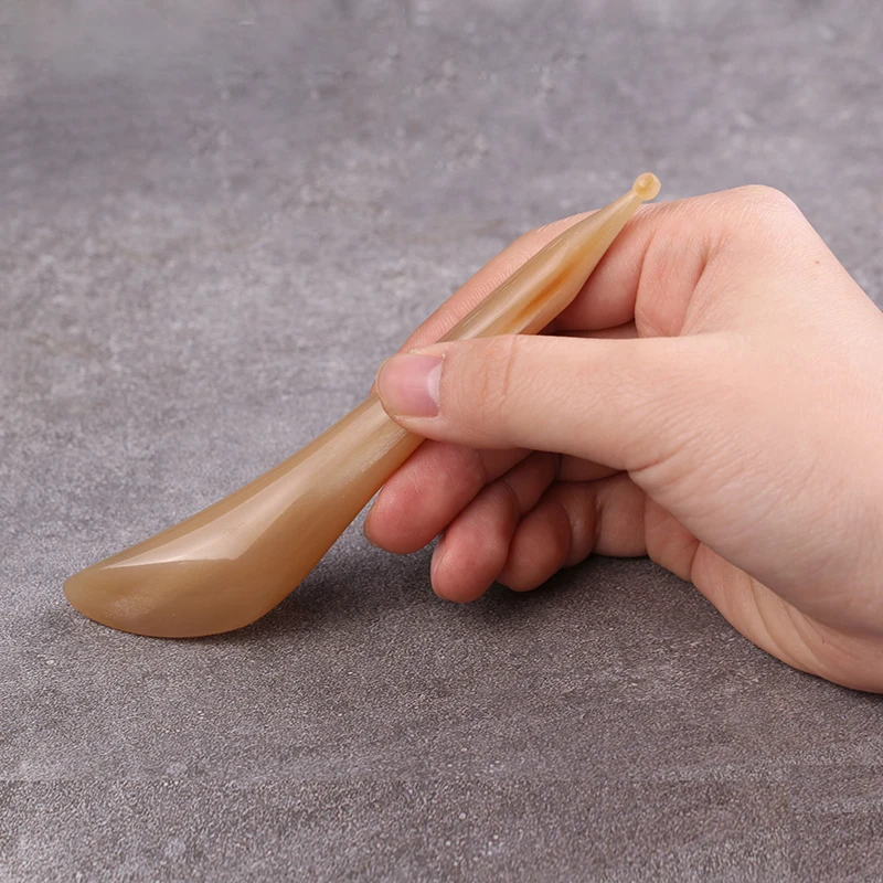 

Yak Horns Guasha Eye Massage Stick Anti Eye Pouch Dark Circles Massager For Eyes Care Tools Face Lifting Thin Face Magic Stick