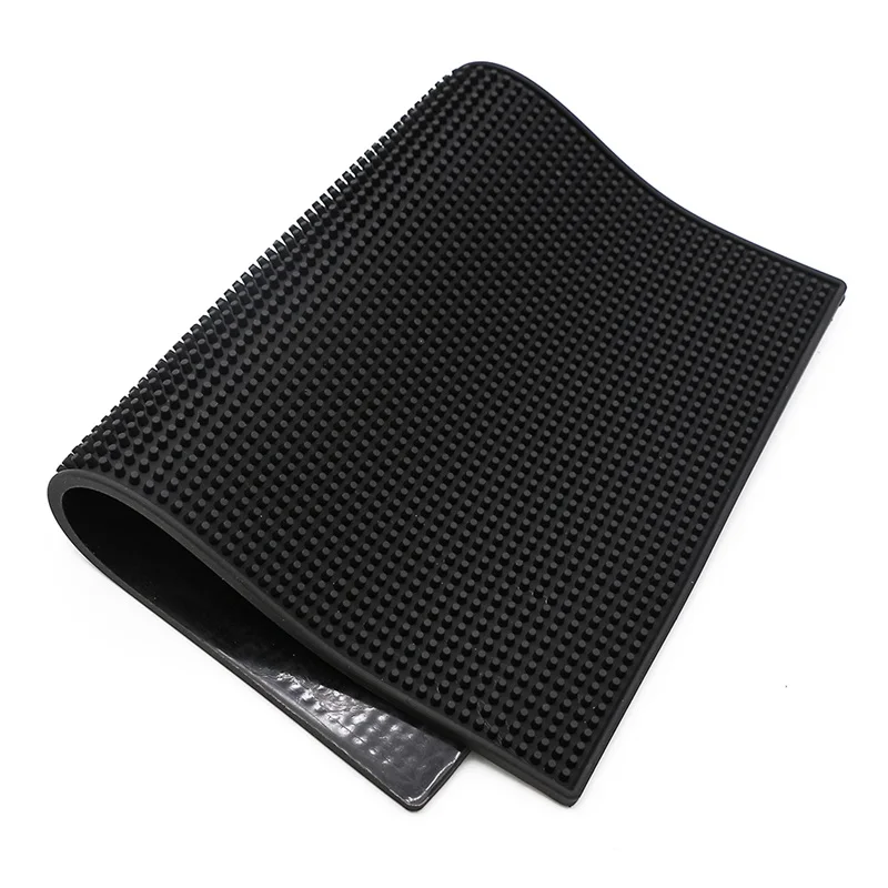 Flexible PU Anti-slip Heat Resistant Salon Mat Barbershop Styling Tools Holder Countertop Flat For Hairdressing Accessories | Красота и