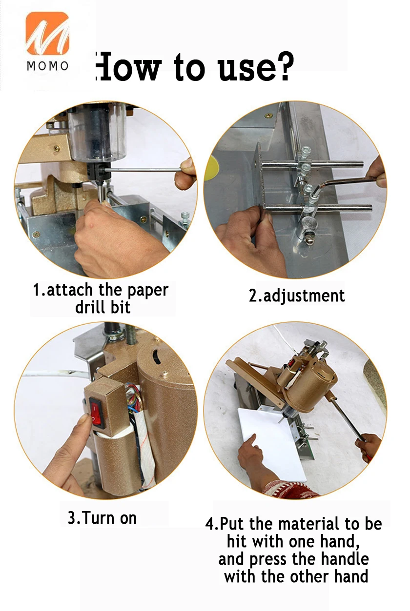 

Paper Punch Hole Punching Machine For Paper
