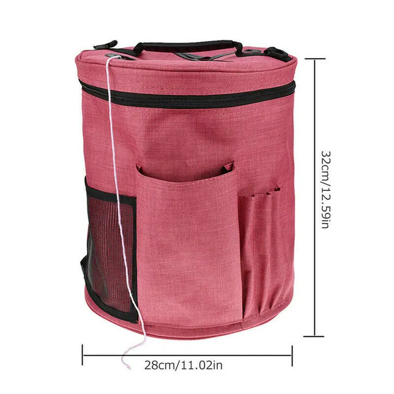 Большой Шерстяной Вязание DIY пряжа нить хранения Холщовая Сумка ремесло