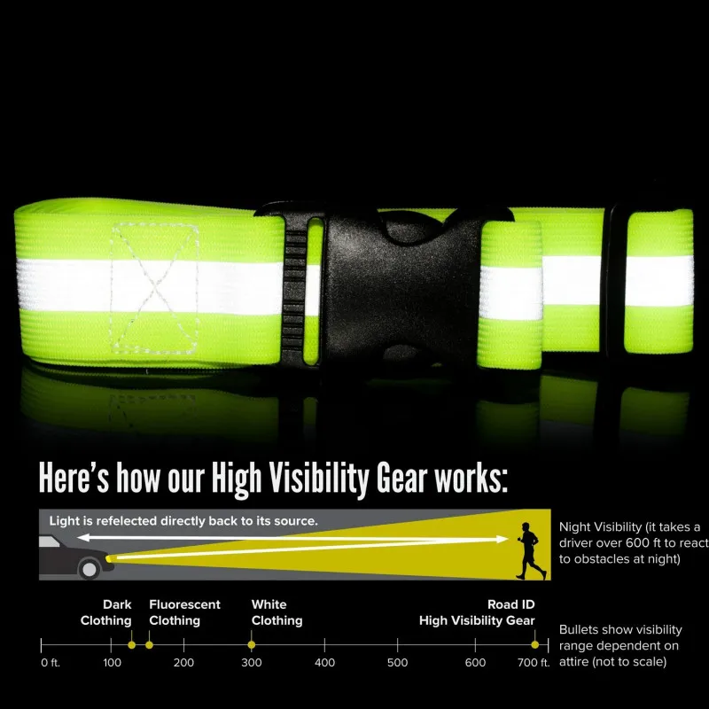 Светоотражающий эластичный жилет унисекс высокой видимости подходит для работы