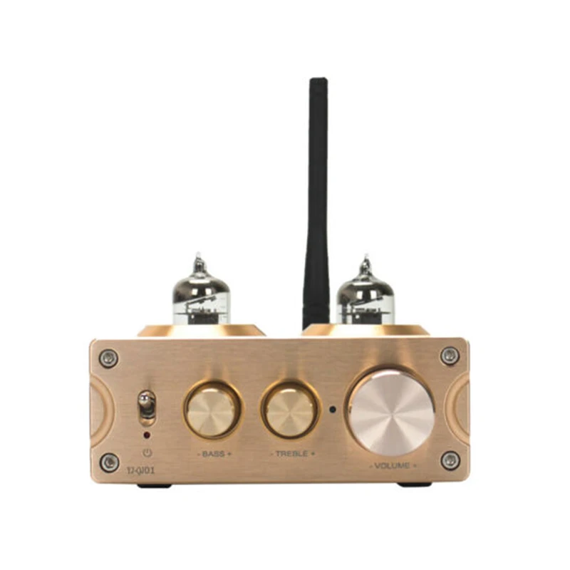 Bluetooth 5 0 QCC3008 APTX HiFi 6J1 ламповый тональный усилитель стерео с тройным управлением