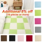 Мягкие плюшевые коврики, детский игровой коврик, детский коврик для ползания из пены ЭВА, коврик-пазл для детской комнаты, милые Квадратные Коврики сделай сам, игровые коврики