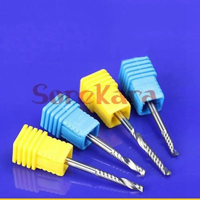 Фрезы по дереву с ЧПУ 3 175*28 мм спиральные торцевые фрезы одной канавкой карбида