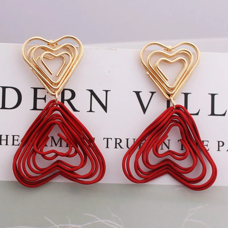 Новые дизайнерские большие серьги-подвески для женщин Модные Винтажные