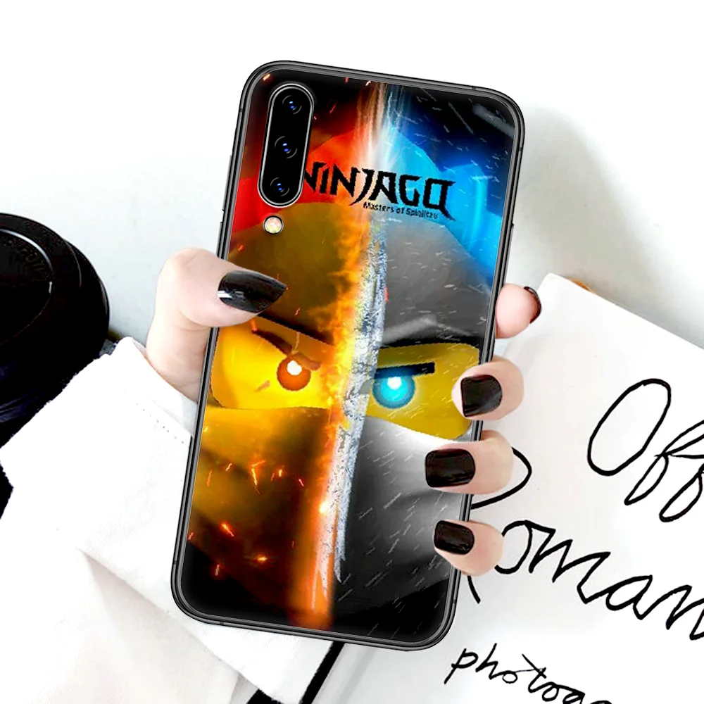 

LEGOs Ninjago Game Phone Case For Samsung Galaxy A 3 5 7 8 10 20 20E 21S 30 30S 40 50 51 70 71 black Back 3D Coque Tpu Cover