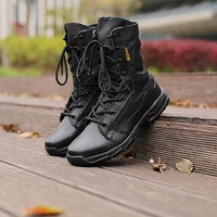cqb swat military breathable light weight mens tactical boots army combat black lace up canvans boot men