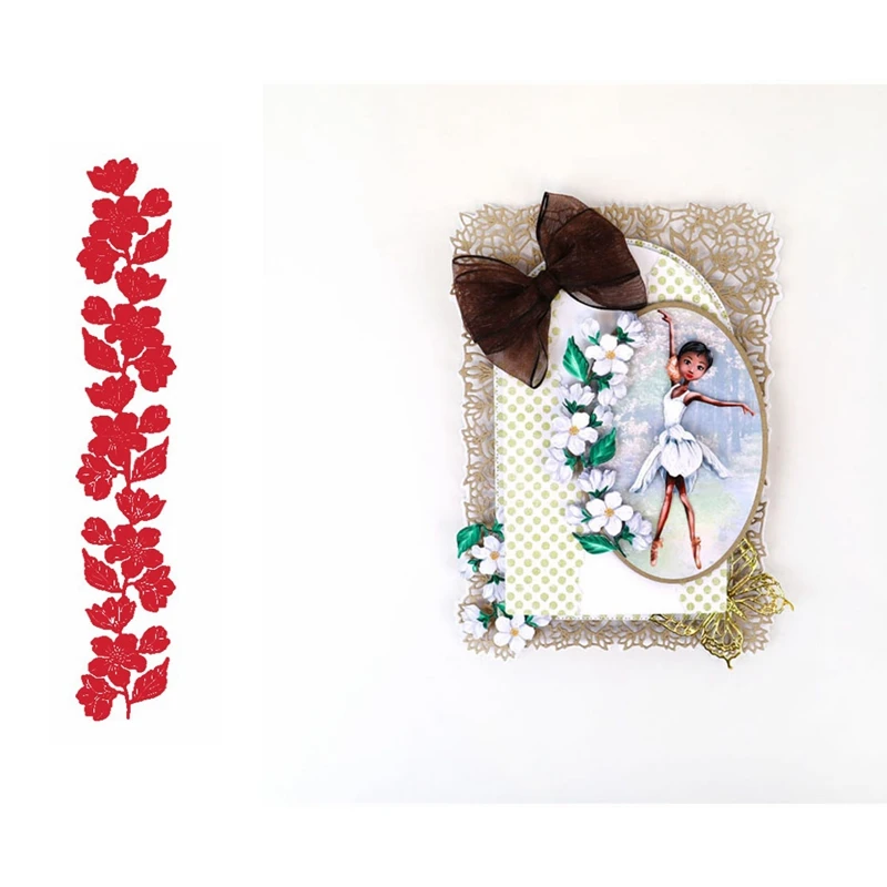 Цветок феи квадратная круг животное Стрекоза резки трафарет для карты альбома