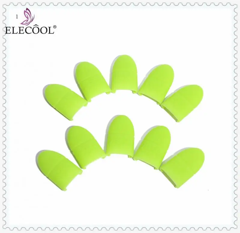 ELECOOL 10 чехол из поликарбоната и силикона для Неил арта украшения кончиков ногтей
