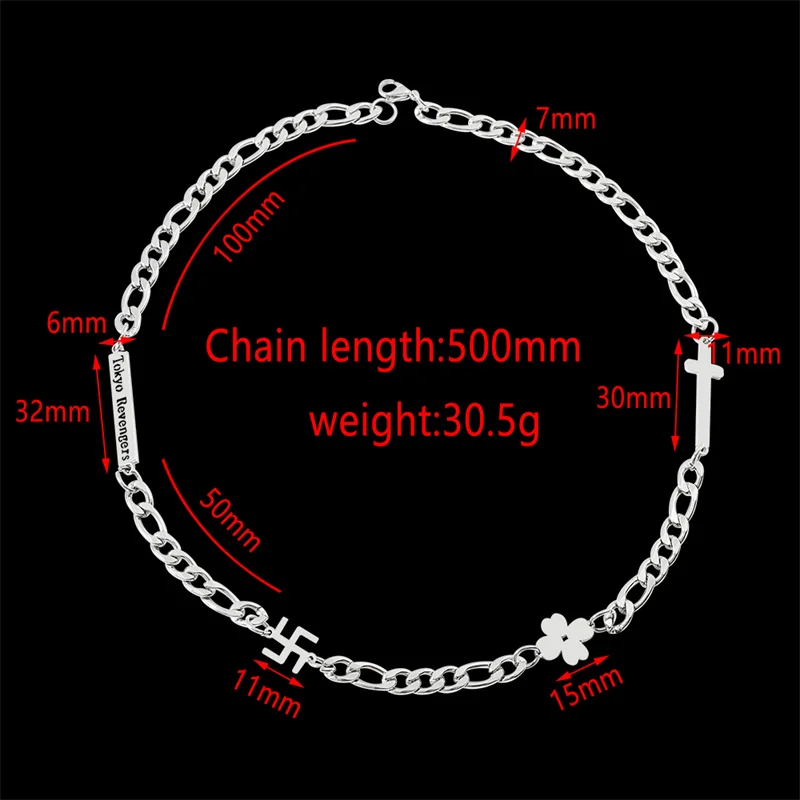 Ожерелье в стиле аниме Токийский рептив стимуляция такастика Такаси мицуя с
