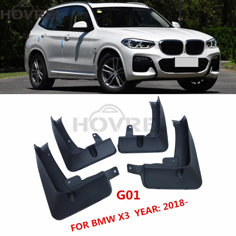 Комплект литых автомобильных брызговиков для BMW X3 G01 2018 2019 брызговики передних и