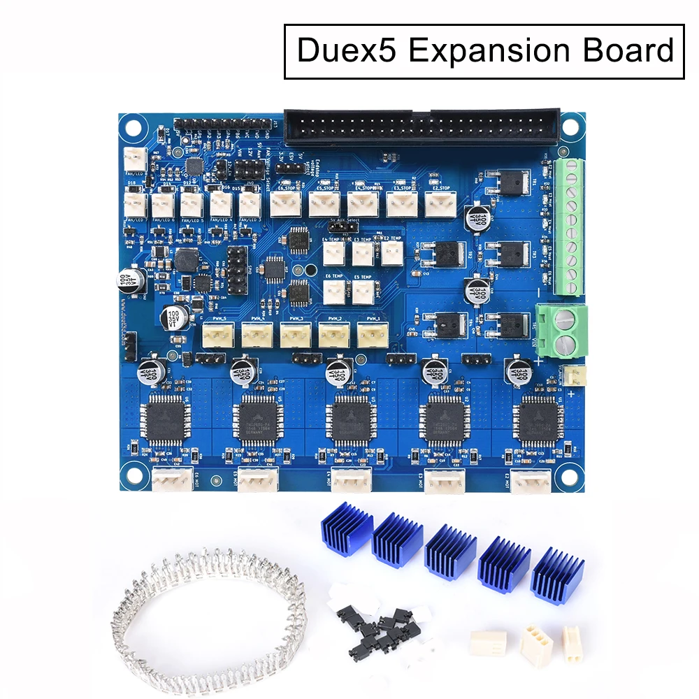 Клонированная Duex5 плата управления расширения с TMC2660 для термопары или PT100 платы 3D
