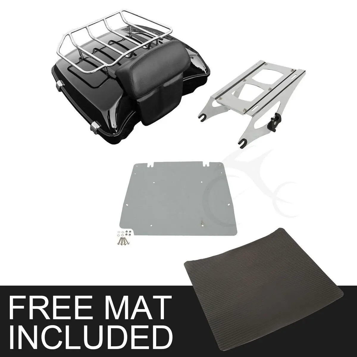 Мотоцикл бритва пакет багажник багажная стойка спинка для Harley Tour Pak Touring Road King Electra